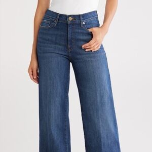 Frame Slim Palazzo Wide Leg Jeans